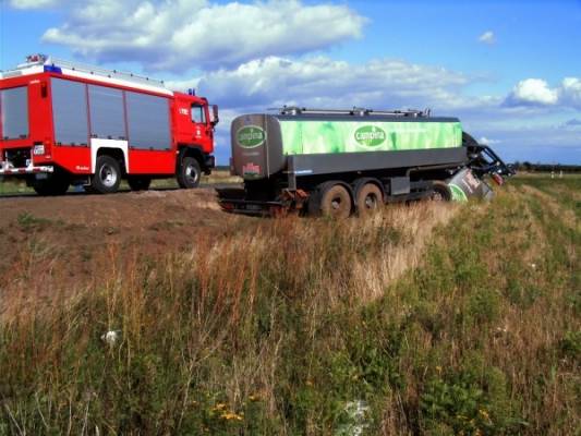 VKU auf der B187 am Abzweig Mönchenhöfe