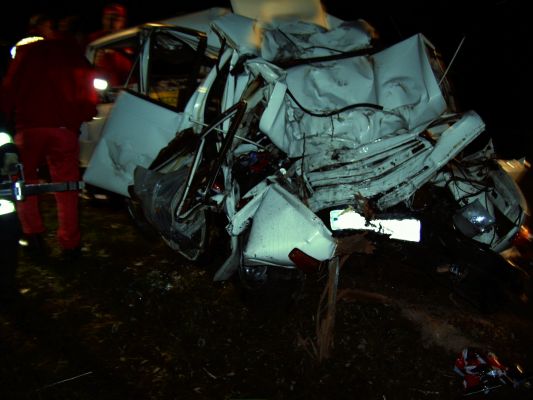 VKU auf der B187 zwischen Jessen und Listerfehrda