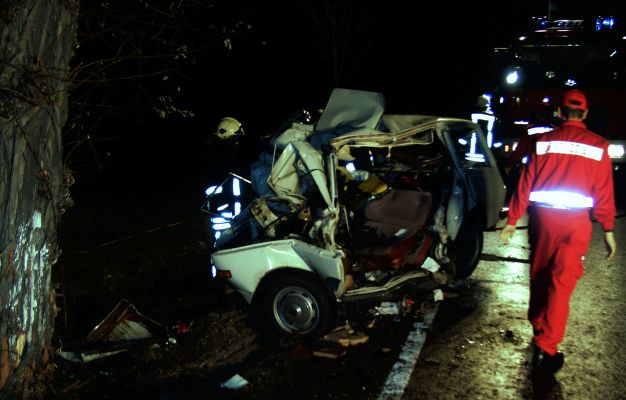 VKU auf der B187 zwischen Jessen und Listerfehrda