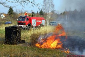 Ödlandbrand in Schweinitz