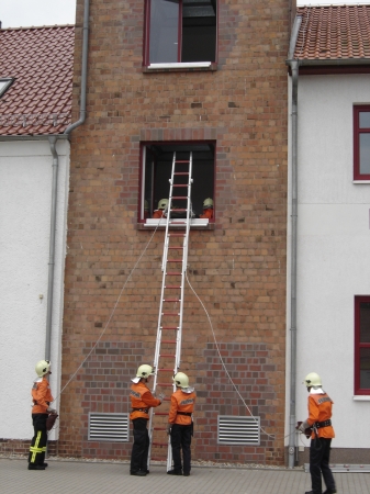 Übergabe Schlauchturm