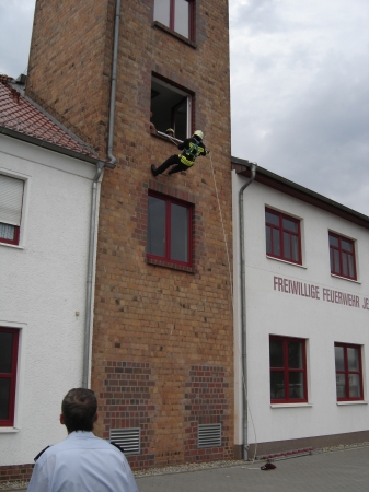 Übergabe Schlauchturm