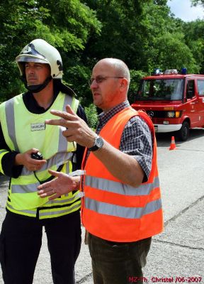 Einsatzübung des Gefahrgutzuges des Landkreises Wittenberg