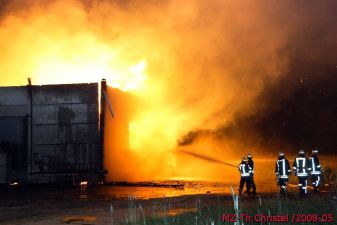 Brand in Löben