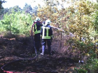 Waldbrand in der Glücksburger Heide