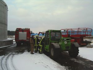 Brand Radlader in Jessen