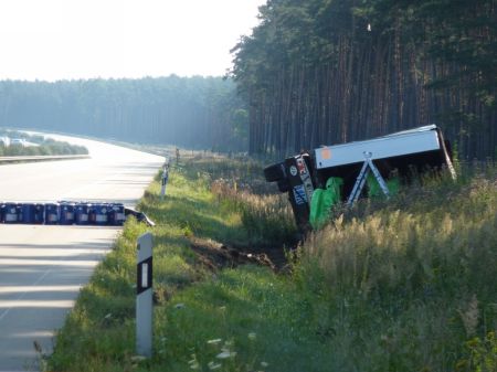 Gefahrguteinsatz auf der BAB 9 am 17. Juli 2009