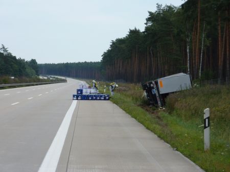 Gefahrguteinsatz auf der BAB 9 am 17. Juli 2009