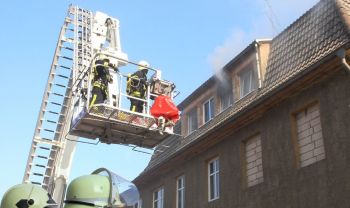 Fettbrand in einer Küche