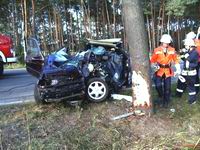 VKU auf der B187 am Abzweig Gorsdorf