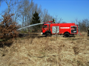 Brandeinsatz in Schweinitz